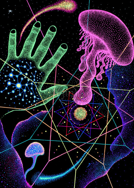 First-Contact-psychedelic-artwork-pointillism-art-trippy-psy-rave-jin-dot-art-dotwork-art