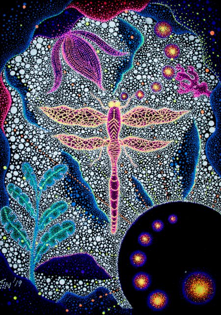 Restless-Dragonfly-psychedelic-draw-buy-art-online-sketch-draw-painting-illustration