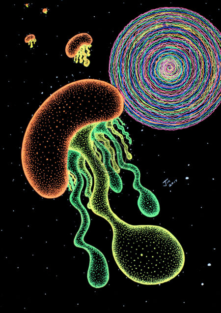 Under-the-sun-psychedelic-artwork-pointillism-art-trippy-psy-rave-jin-dot-art-dotwork-art